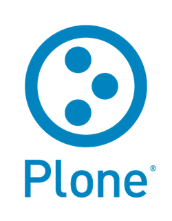 Um mehr über das Veranstaltungstool OpenSlides zu erfahren hier klicken (Das Bild zeigt das blaue Plone Logo: einen Kreis mit inneliegend drei Punkten - zwei Punkte links einer rechts)
